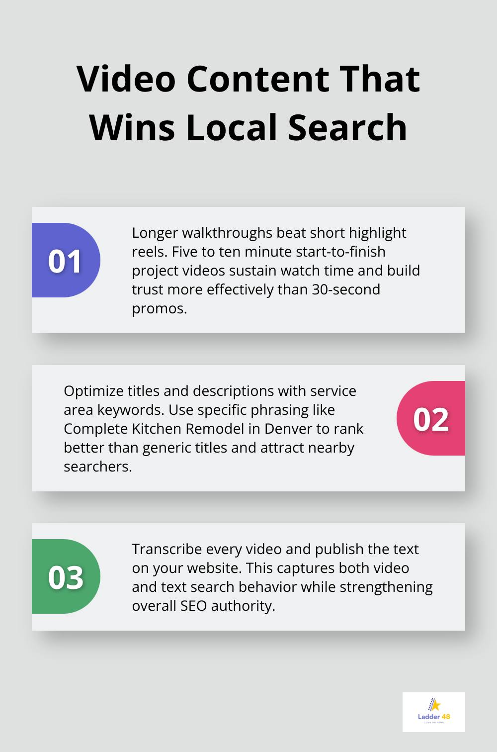 Three best practices for contractor video content that drives engagement and rankings